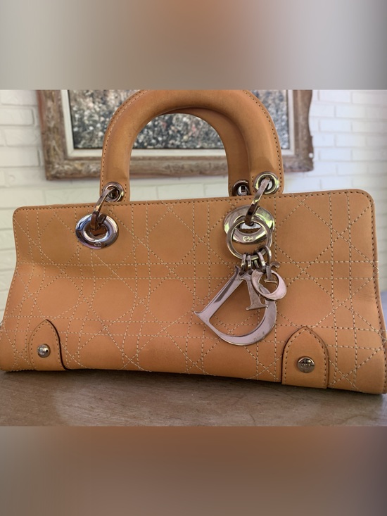 Dior Handbags - Authentic Christian Dior Calfskin Cannage stitched Small Lady Dior
